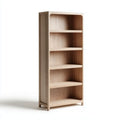 Bücherregal Standregal Eiche Natur Massivholz rechteckig 70 x 35 x 180 cm
